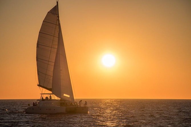 Luxury Small-Group Catamaran Cruise with BBQ, Open bar & Transfer - Mesa Pigadia, lunch, and the quietest swim