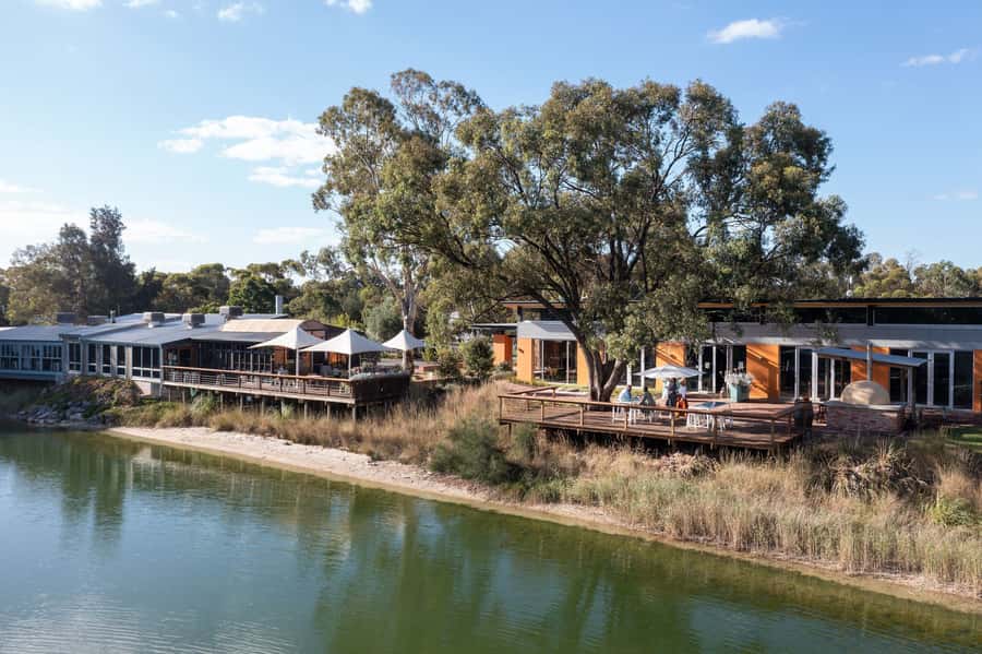 Maggie Beer's Farm: Cooking Demonstration with Lunch & Wine - The farm setting beyond the table