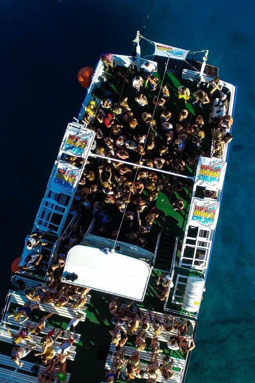 Malia: Booze Cruise Boat Party with Live Dj - Lunch is practical, not a full meal