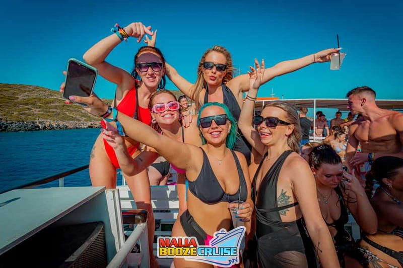 Malia: Booze Cruise Boat Party with Live Dj - Photos are a useful extra