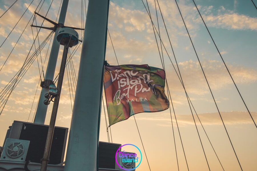 Malta: Sailboat Party with an Open Bar, Snack, and Swimming - The DJ sets the tone
