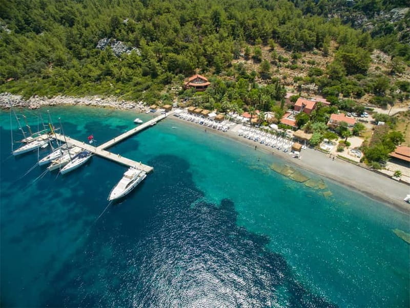 Marmaris: Boat Trip w/Lunch, Transfer & Unlimited Drinks - Turunç Village adds a land-based pause