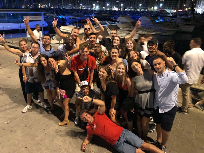 Marseille Pub Crawl: Explore by Night Meet, Mingle & Party - The first bar and the night’s early rhythm