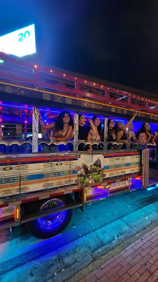 Medellin: Party Bus with DJ & Street Food Tastings - The Golden Mile shows Medellín’s polished side