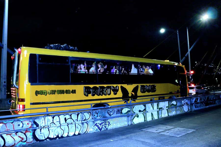 Medellin: Rumbero Party Bus with all the beer you can drink - Timing, stops, and the three-hour limit