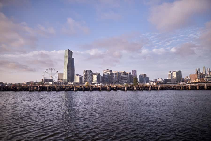 Melbourne Scenic Sunset Cruise with Bar & City Views - Checking in before the boat leaves