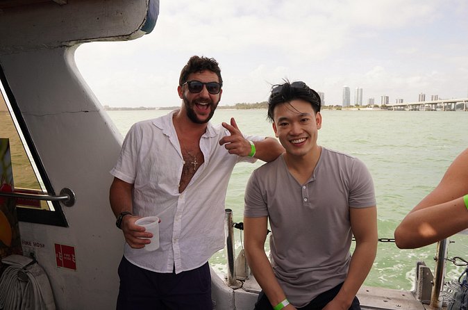Miami: 3-Hours All Inclusive Party Boat Cruise - Music, contests, and the onboard mood