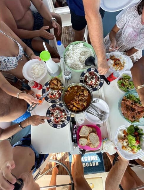 Milos: Full-Day Sailboat Cruise with Food and Open Bar - What the crew adds to the day