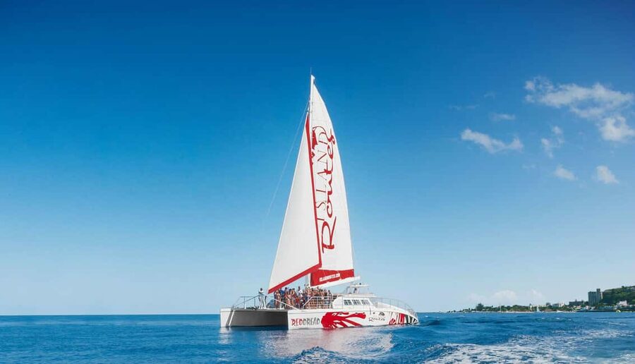 Montego Bay: Reggae Catamaran 18+ Cruise with Open Bar - The first stretch along the coast