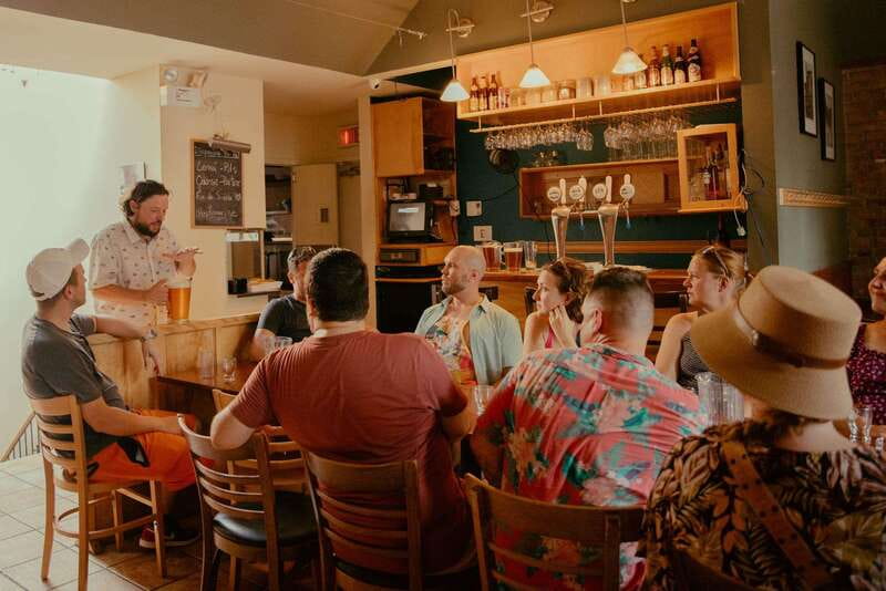 Montreal: Brewpub Experience Beer Tasting & Walking Tour - L’Amère à Boire and the value of guided tasting