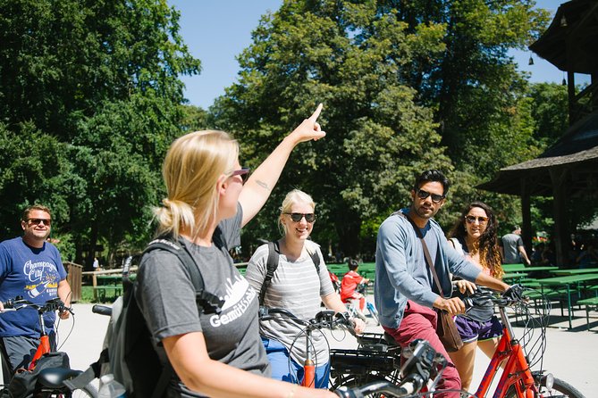 Munich City Bike Tour + Beer Garden Lunch Stop - Museums, fountains, and government buildings