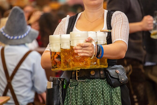 Munich City Walk and Oktoberfest Tour With Beer Tent Reservation - Odeonsplatz adds another layer of city history