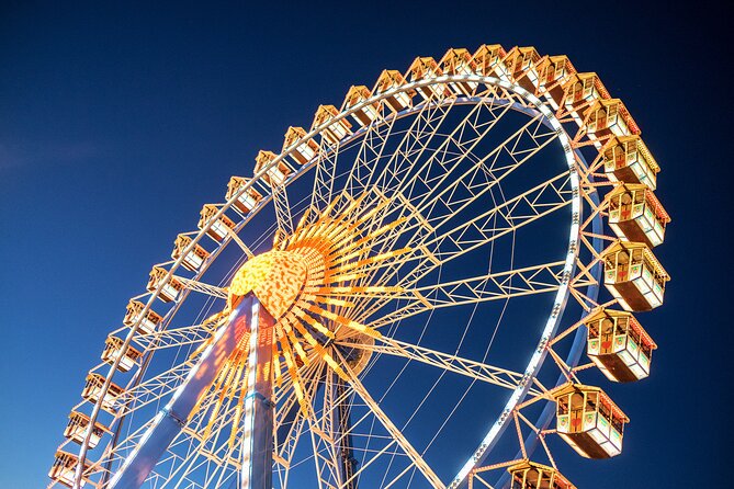 Munich City Walk and Oktoberfest Tour With Beer Tent Reservation - Reaching Theresienwiese and learning the festival grounds