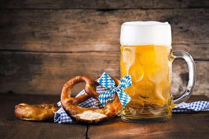 Munich City Walk and Oktoberfest Tour With Beer Tent Reservation - A quick taste of Viktualienmarkt