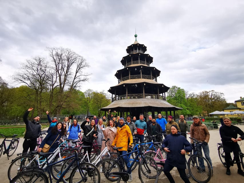 Munich: Mini Classic Bike Tour with Beer Garden Stop at 4 PM - The Eisbach surfers add Munich’s local character