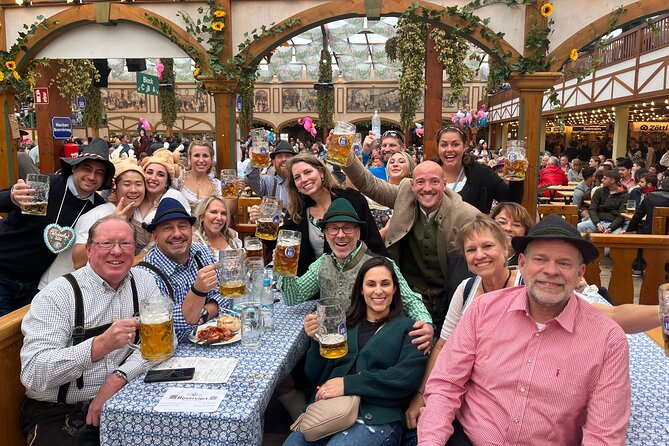 Munich Oktoberfest Tour With Hofbräu Beertent Tickets, Beer, Food - Five hours inside the Hofbräu tent