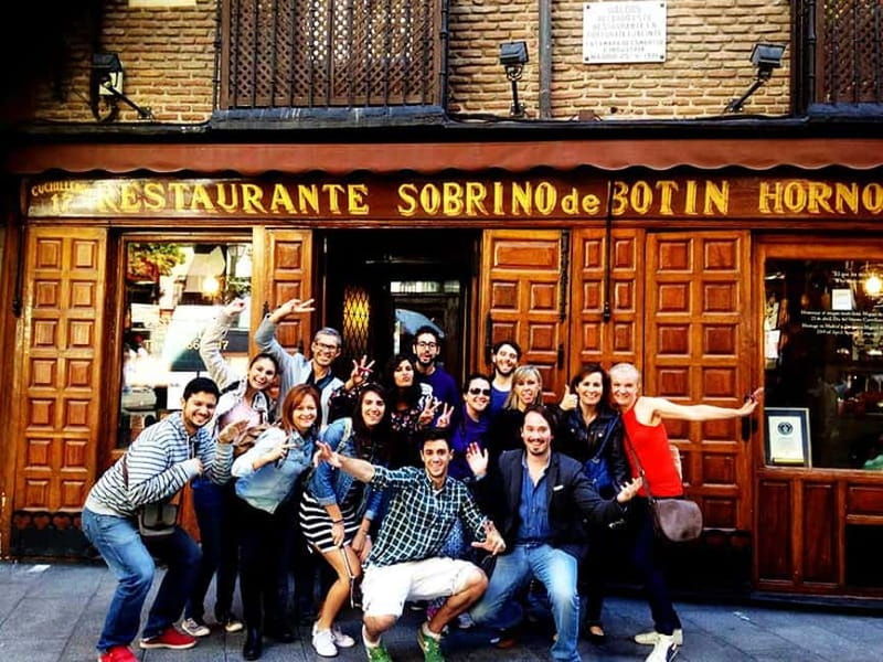 Mysteries & Tapas Tour in Madrid + Pub Crawl - Starting beneath the Bear of Puerta del Sol