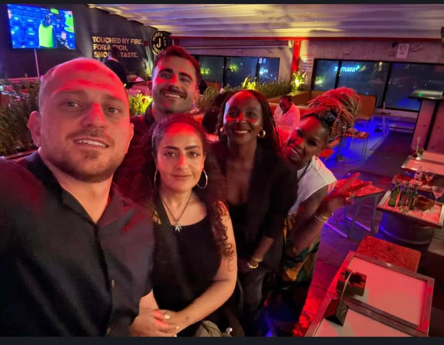 Nairobi bar crawl:Drink and Mingle - Caroline makes the crawl work