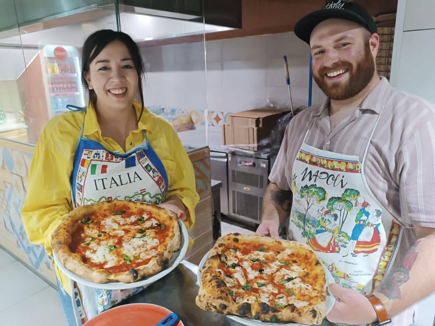 Naples: Small Group Pizza Making with Drink Included - Making the dough from local ingredients