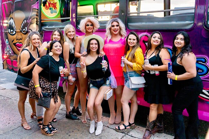 Nashville Party Bus with Drag Queen Hosts & Live Performances - Downtown Nashville from the bus