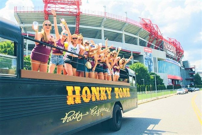 Nashville's Wildest Honky Tonk Public Party Bus (21+) - Quick reasons to book this Nashville party bus