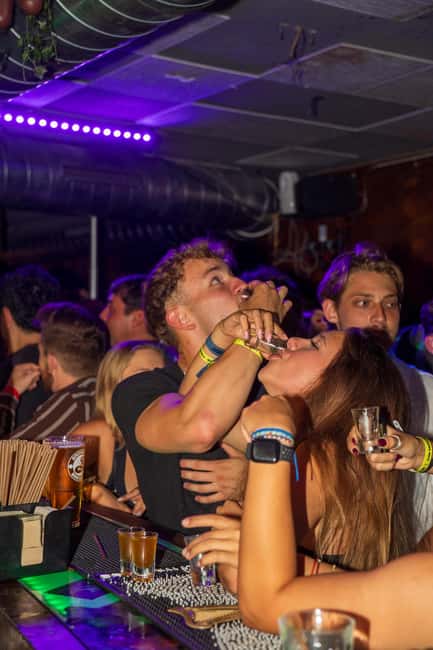 Nice: Orange Bar Crawl with 5 Free Shots & VIP Club Entry - The social side, including a real safety consideration