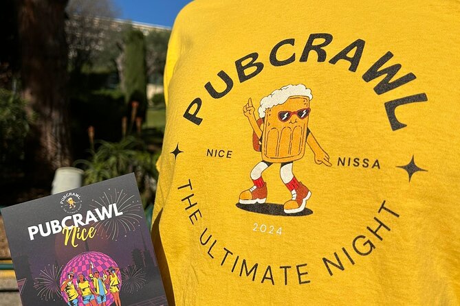 Nice: Pub Crawl Yellow – Social Bars, Games & VIP Club Entry - The social side, guides, and group size