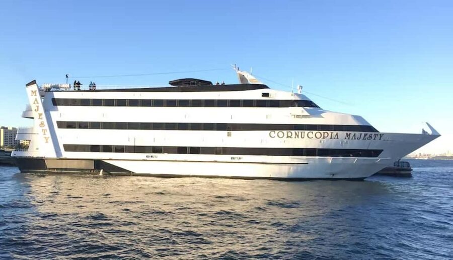 NYC: Cornucopia Majesty New Year's Eve Party Cruise - Dinner buffet from 9:30 PM to 11:30 PM