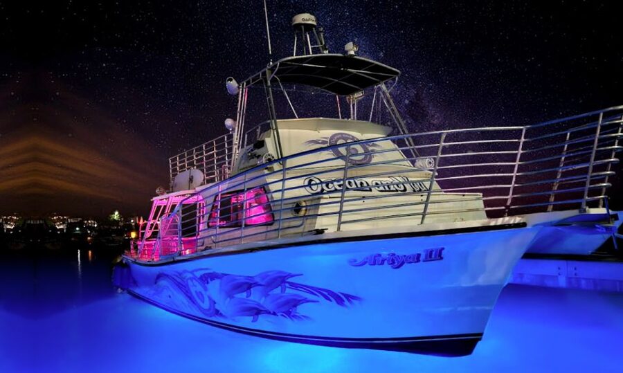 Oahu: Premium Waikiki Sunset Party Cruise with Live DJ - Diamond Head at golden hour