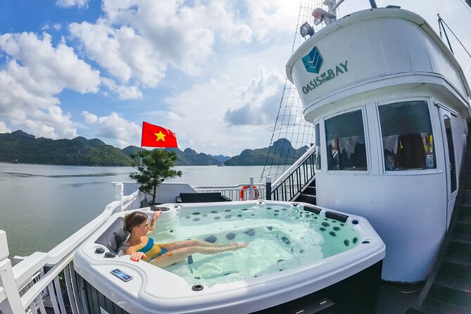Oasis Bay Party Cruise 3 Days 2 Nights - Ha Long Bay Tour - Food, rooms, and what the price covers