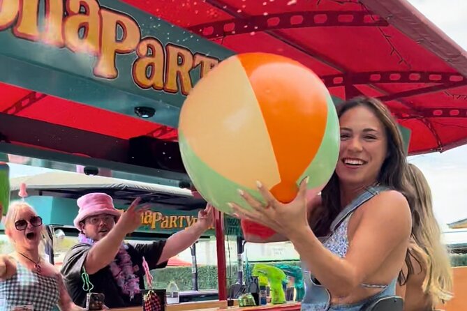 Old Town Scottsdale Party Bike Bar Crawl and Pool Party - 50 Shades of Rosé brings the neon