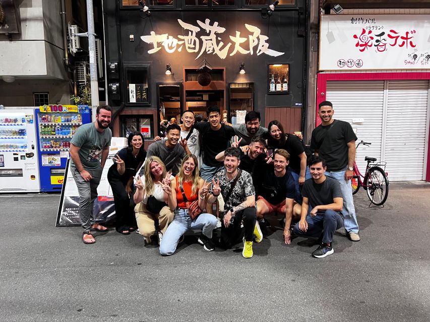 Osaka: Izakaya Bars Guided Walking Tour - Key points at a glance
