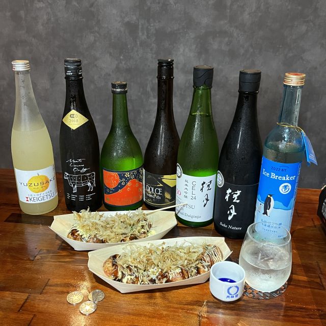 Osaka Sake Tasting with Takoyaki Cooking - Why takoyaki and sake make such a good Osaka pairing