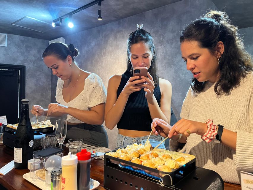 Osaka Sake Tasting with Takoyaki Cooking - How long the evening feels
