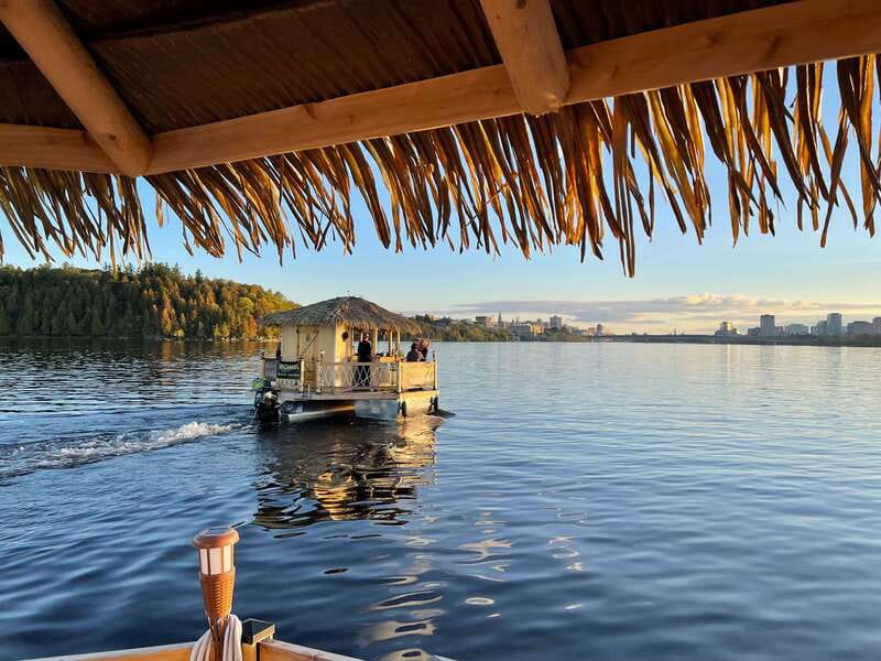 Ottawa: Floating Tiki Bar Cruise on the Ottawa River - Who will enjoy the tiki boat most