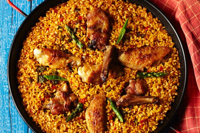 Paella Class & Bottomless Wine: Las Ramblas Views - Cooking above Las Ramblas at 6:00 pm