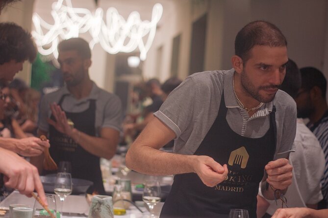 Paella Cooking Class in Madrid with Bottomless Wine Pairing - The hands-on paella lesson