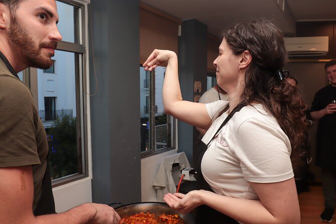Paella Workshop with Bottomless Sangria in Central Madrid - Eating the meal you helped prepare