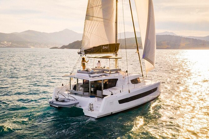 Panormo: Luxury Sunset Catamaran Cruise Sushi & Open Bar - The sunset return to Panormo