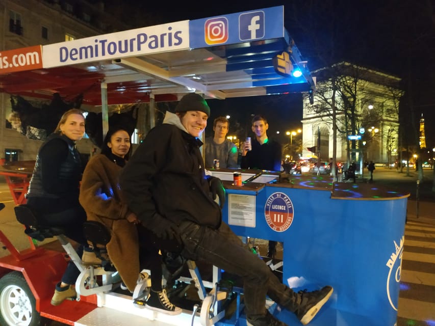 Paris: Beer Bike Bar With Drinks Included - A Paris bar that runs on leg power