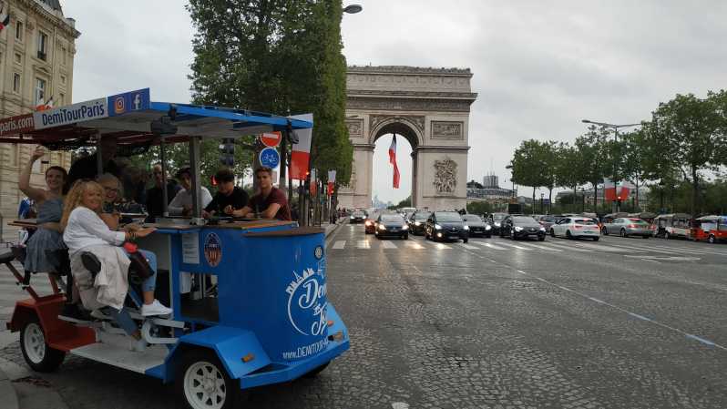 Paris: Beer Bike Bar With Drinks Included - Starting at 63 Avenue de la Grande Armée