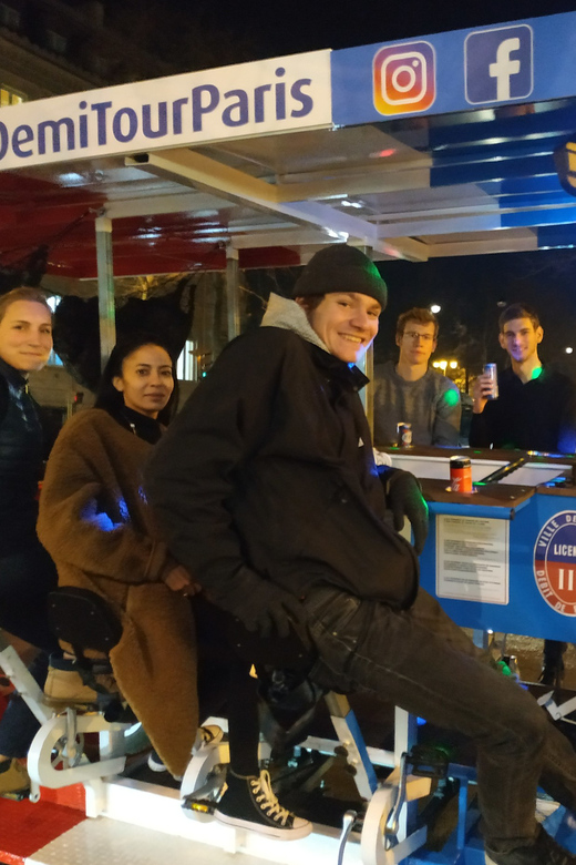 Paris: Beer Bike Bar With Drinks Included - Around Foch Garden and the Arc de Triomphe