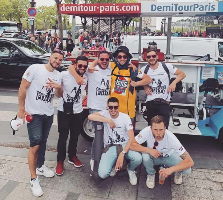 Paris: Beer Bike Bar With Drinks Included - Who will enjoy this most