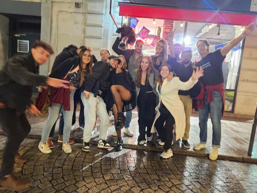 Paris: Pub Crawl with Shots and Nightclub Entry - Three or four bars with a changing mood