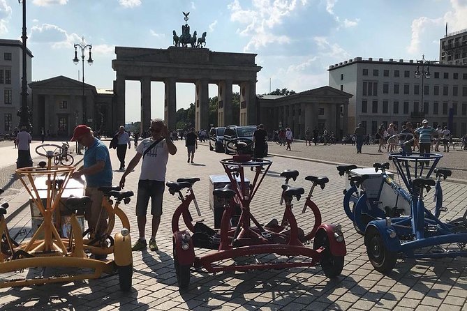 Party and Beer Bike Private Sightseeing Tour Berlin with Pick-up - How much sightseeing will you really get?