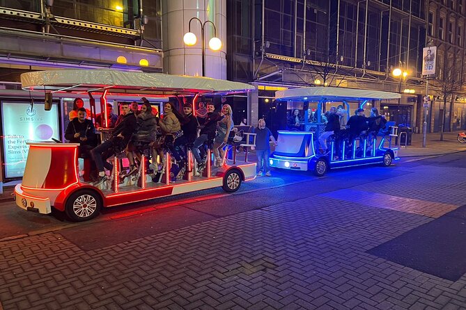 Party Bike Tour of Belfast - The Albert Memorial Clock and the return ride