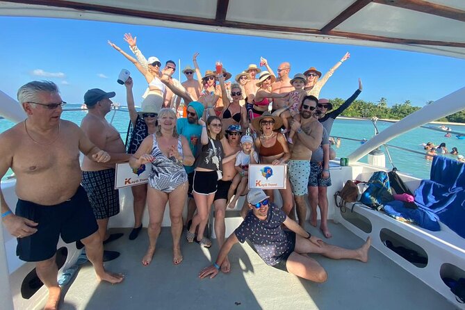 Party Boat Catamaran with Snorkeling from Punta Cana - Snorkeling in a busy tropical-water stop