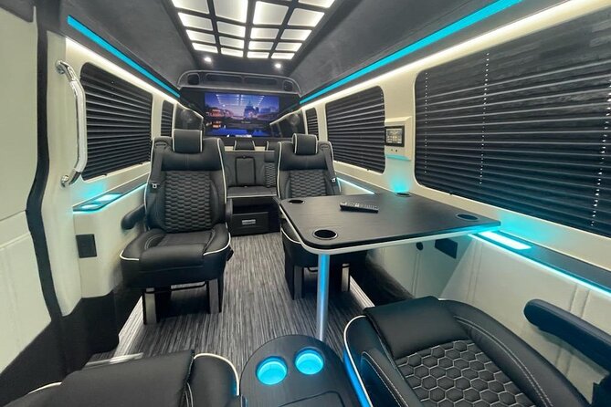 Party Bus Luxury Sprinter Limos - The 14-passenger Sprinter and what you get onboard