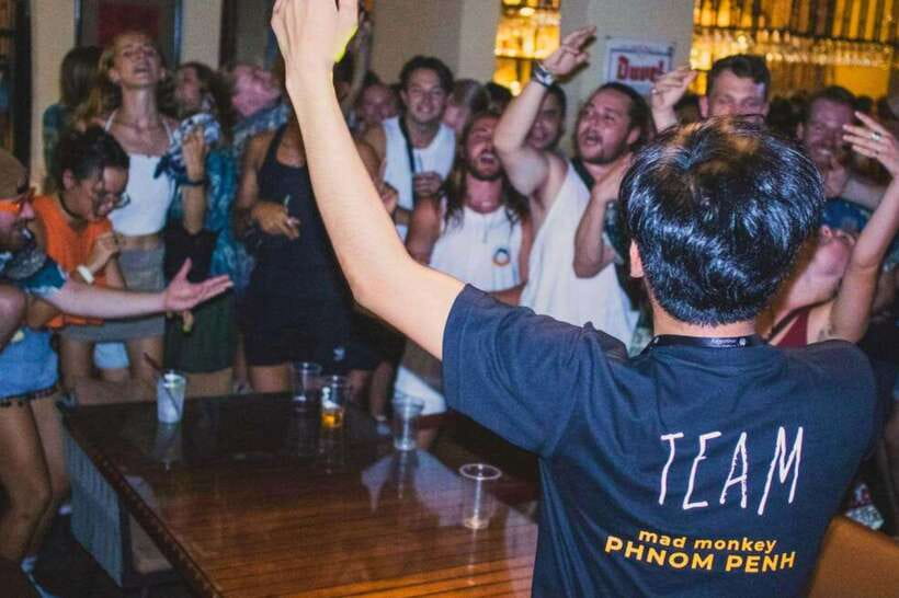 Phnom Penh Pub Crawl with Free Mad Monkey Singlet - What the $12 price really buys you