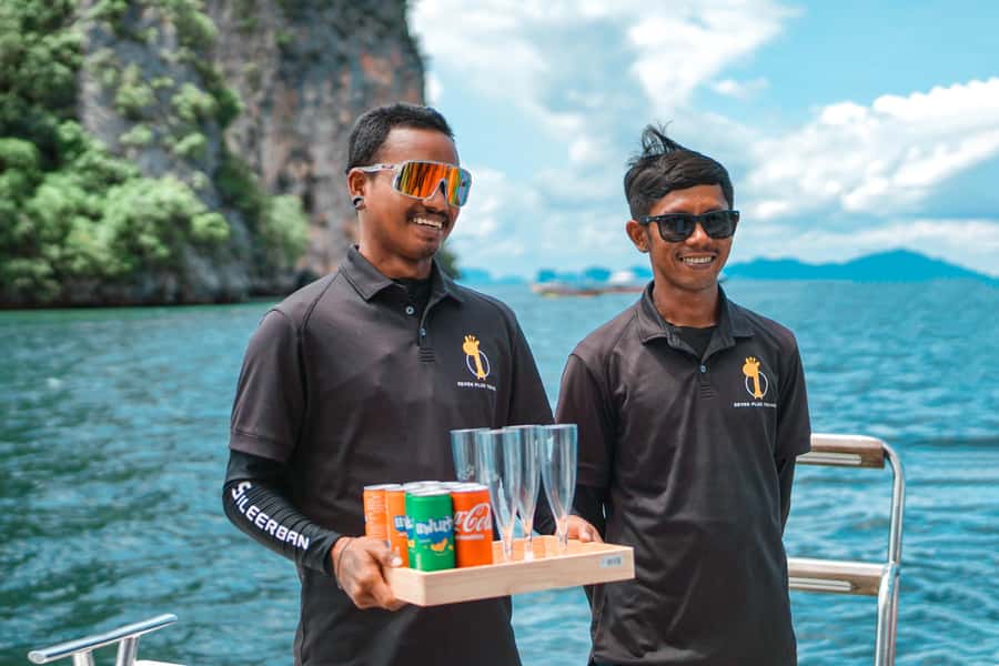 Phuket: Coral & Racha Sunset Luxury Catamaran Party Cruise - Lunch arrives before Coral Island